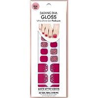 Dashing Diva Tickled Pink Gloss Ultra Shine Gel Pedicure