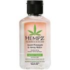 Hempz Travel Size Sweet Pineapple & Honey Melon Moisturizing Herbal Hand Sanitizer