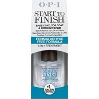 Opi Start To Finish Base Coat, Top Coat & Strengthener 3-in-1 Treatment