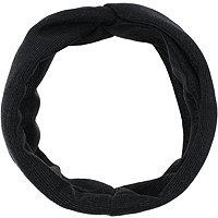 Capelli New York Black And Metallic Knit Twisted Front Headwrap