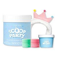 I Dew Care Scoop Party Wash-off Masks & Headband Set