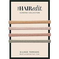 The Hair Edit Metallic Gilded Threads Hair Ties