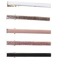 Riviera Glitter Enamel Salon Clips