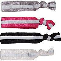 Mia Reflective Tony Ties 4 Ct