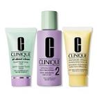 Clinique Skin School Supplies: Cleanser Refresher Course Set - Dry Combination