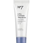 No7 Travel Size Lift & Luminate Triple Action Day Cream Spf 30