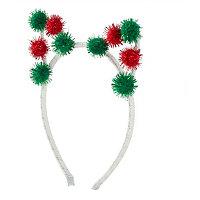 Riviera Tinsel Pom Ear Headband