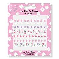 Le Mini Macaron Mini Nail Stickers - Le Petit Jardin Floral Edition