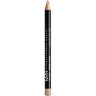 Nyx Professional Makeup Slim Lip Pencil Creamy Long-lasting Lip Liner - Nude Beige (beige With Neutral Undertones)