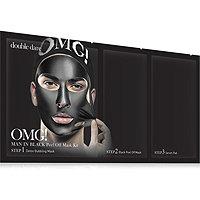 Double Dare Omg! Man In Black Peel Off Mask Kit
