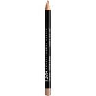 Nyx Professional Makeup Slim Lip Pencil Creamy Long-lasting Lip Liner - Nutmeg (medium-deep Skin Tone With Warm Undertones)