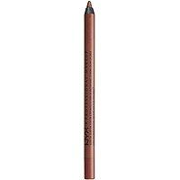Nyx Professional Makeup Slide On Lip Pencil Waterproof Lip Liner - Intimidate (deep Rich Brown)