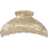 Scunci Gold Textured Jaw Clip