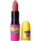 Mac Powder Kiss Lipstick / Moon Masterpiece - Brickthrough (dusty Rose)
