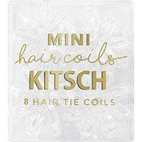 Kitsch Mini Transparent Hair Coils 8 Ct