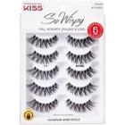 Kiss So Wispy 5 Pair Lashes #11, Multipack