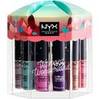 Nyx Professional Makeup Lip Snacks Soft Matte Metallic Lip Cream Set