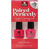 Red Carpet Manicure Paired Perfectly Led Gel And Lacquer Mani Pedi Duo