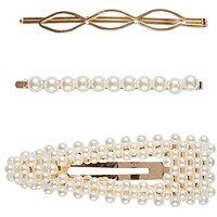 Scunci The Basik Edition Gold & Pearl Decorative Pins