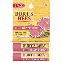 Burt's Bees Pink Grapefruit Lip Balm 2 Tubes