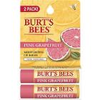 Burt's Bees Pink Grapefruit Lip Balm 2 Tubes
