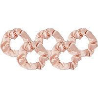 Kitsch Blush Satin Scrunchies