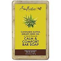 Sheamoisture Cannabis Sativa (hemp) Seed Oil Calm & Comfort Bar Soap
