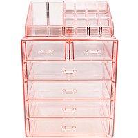 Sorbus Cosmetic Makeup And Jewelry Storage Case Display