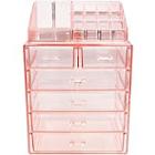 Sorbus Cosmetic Makeup And Jewelry Storage Case Display