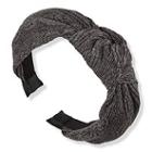 Scunci Work + Play Cable-knit Knotted Headband