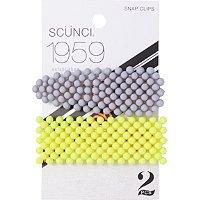 Scunci Beaded Snap Clips