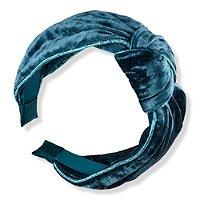 Scunci Knotted Velvet Burnout Headband