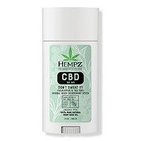 Hempz Don't Sweat It! Eucalyptus & Tea Tree Cbd 90mg Herbal Body Deodorant Stick