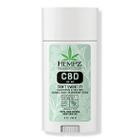 Hempz Don't Sweat It! Eucalyptus & Tea Tree Cbd 90mg Herbal Body Deodorant Stick