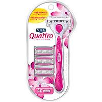 Schick Quattro For Women Razor With 3 Refills