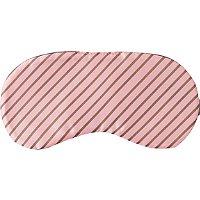 Sweet & Shimmer Pink & Gold Striped Sleep Mask