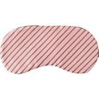 Sweet & Shimmer Pink & Gold Striped Sleep Mask