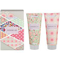 Heathcoat & Ivory Vintage & Co Fabrics & Flowers Gel/lotion Set