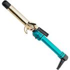 Hot Tools Teal Handle Gold Curling Iron