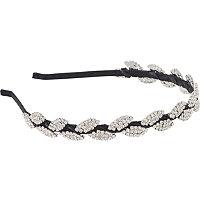 Elle Rhinestone Leaf Headband