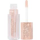 Makeup Revolution Jewel Collection Lip Topper - Luxurious (duo Chrome Sheer Pink With Gold Glitter)
