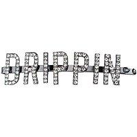Drippin Word Rhinestone Kitsch X Justine Marjan Bobby Pin