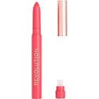 Makeup Revolution Velvet Kiss Lip Crayon - Cutie (bright Pink)