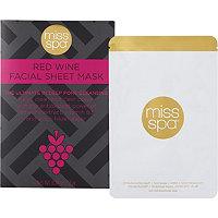 Miss Spa Red Wine Healing Facial Sheet Mask