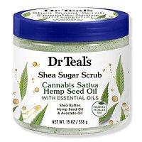 Dr Teal's Shea Sugar Body Scrub With Cannabis Sativa Hemp Seed Oil & Essential Oils
