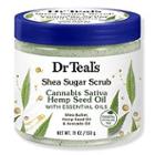 Dr Teal's Shea Sugar Body Scrub With Cannabis Sativa Hemp Seed Oil & Essential Oils