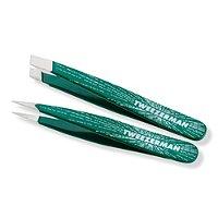 Tweezerman Emerald Shimmer Micro Mini Slant & Point Set