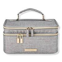 Tartan + Twine Professionista Gray Train Case With Adjustable Dividers