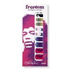 Rock And Roll Beauty Freedom-psychedelic Self-adhesive Nail Kit