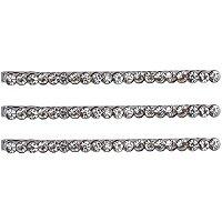 Kitsch Rhinestone Metal Bobby Pins